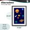 Stupell Industries Solar System Education Framed Print Under Glass, design by Elizabeth Caldwell